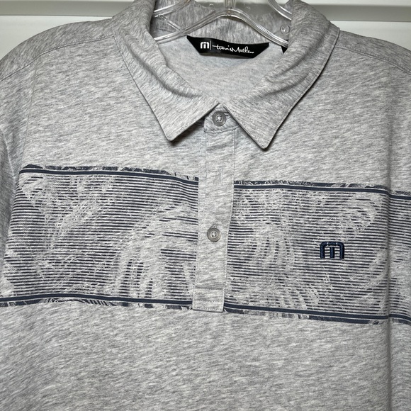 Travis Mathew Men’s Golf Hawaiian Polo - Picture 3 of 5